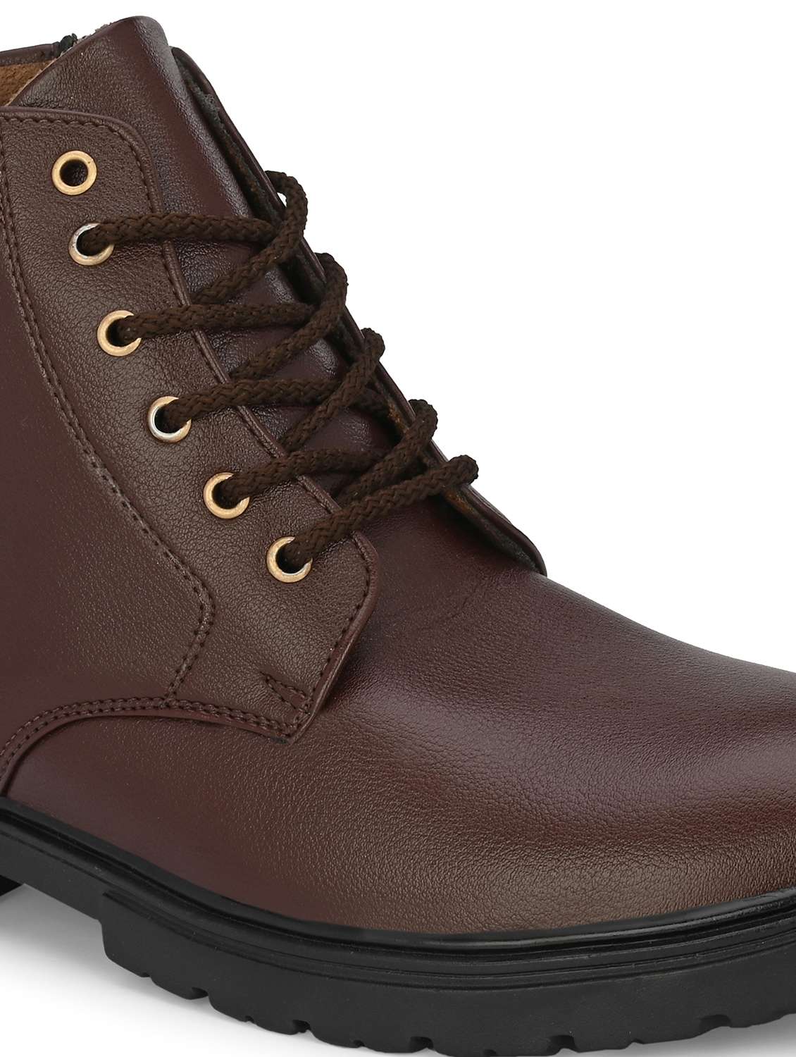 men brown lace up boot - 22329445 -  Standard Image - 5