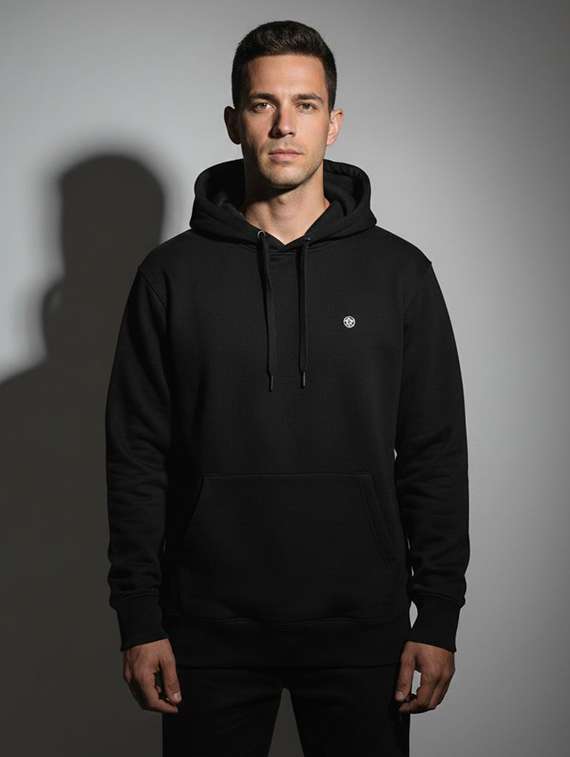 men solid long sleeve regular fit sweatshirt