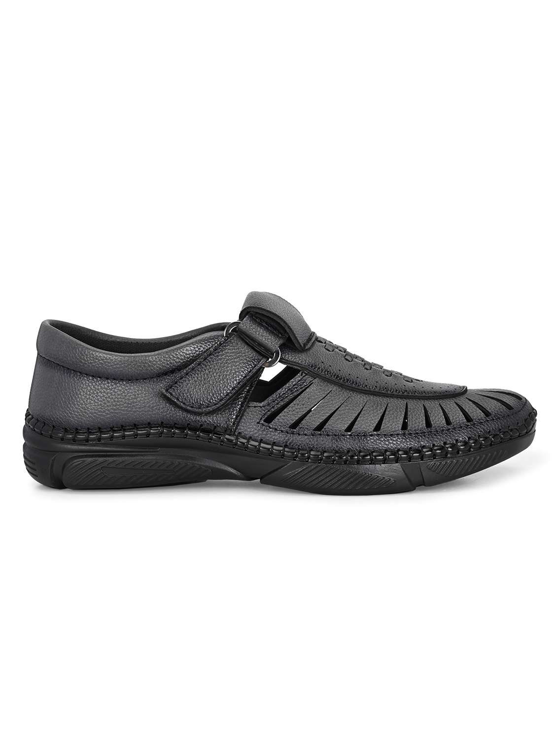 men grey slip on sandal - 22329462 -  Standard Image - 3