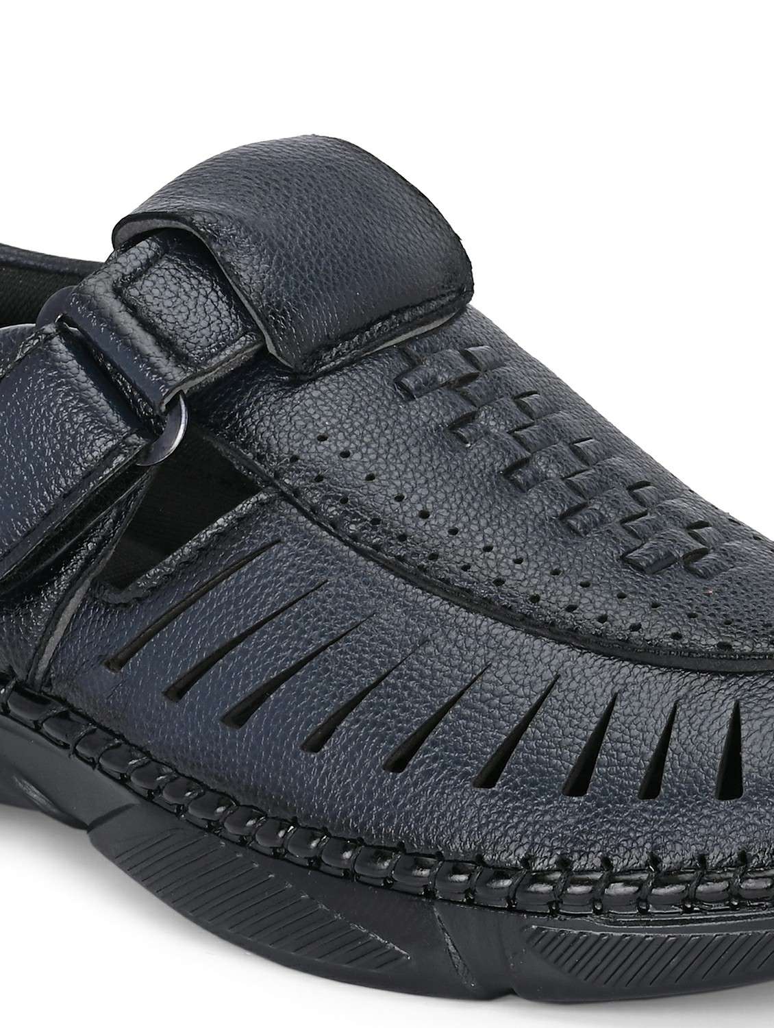 men blue slip on sandal - 22329464 -  Standard Image - 5