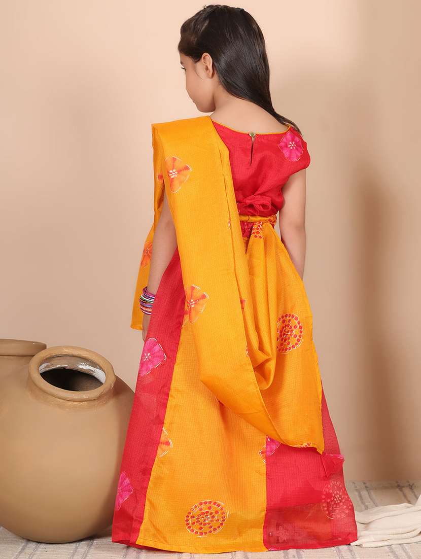 girls sleeveless lehenga and choli set  with dupatta - 22329515 -  Standard Image - 3