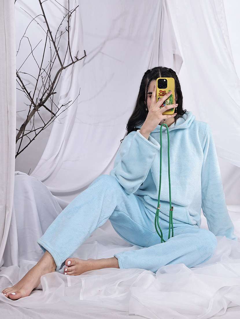 women solid nightwear pyjama set - 22329875 -  Standard Image - 5