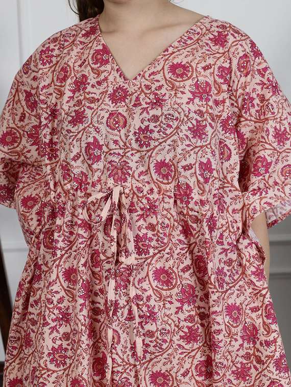 women printed nightwear pyjama set - 22329976 -  Standard Image - 5