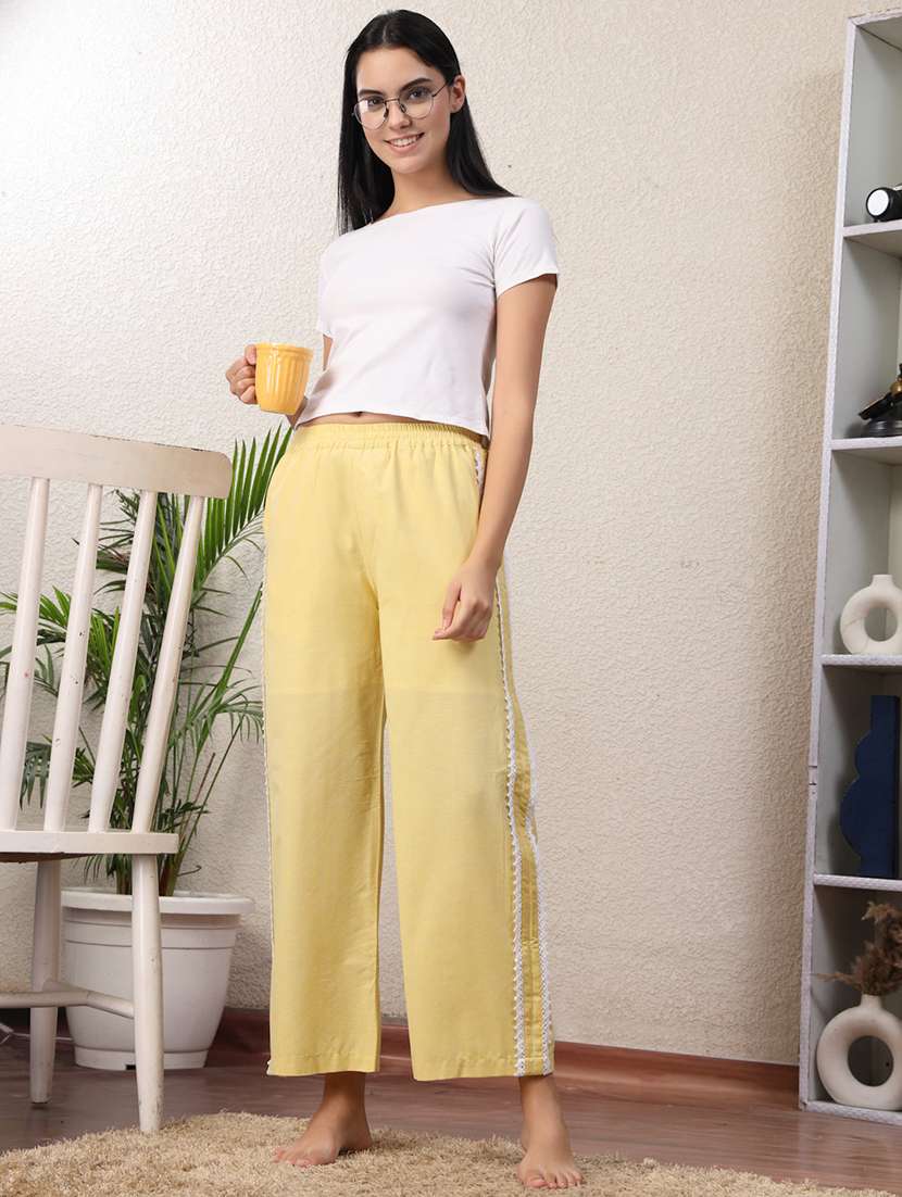 women mid rise loung wear pajama - 22330003 -  Standard Image - 3