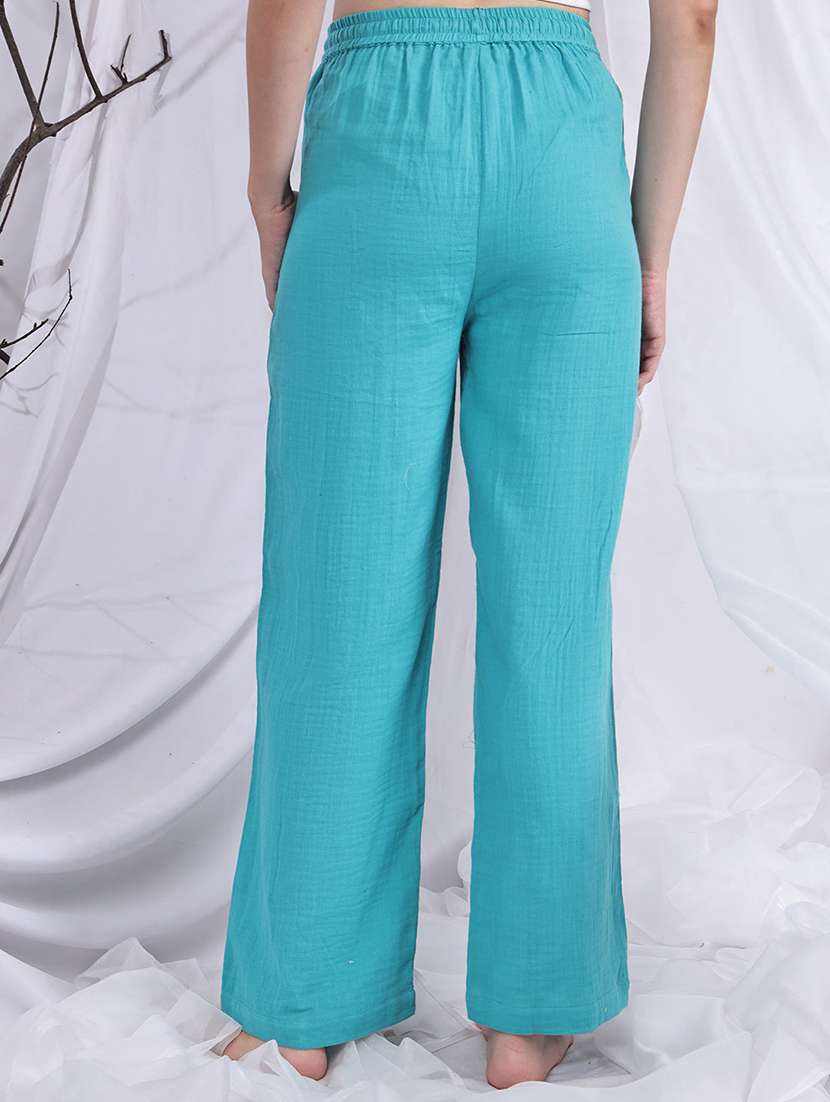 women mid rise loung wear pajama - 22330038 -  Standard Image - 3