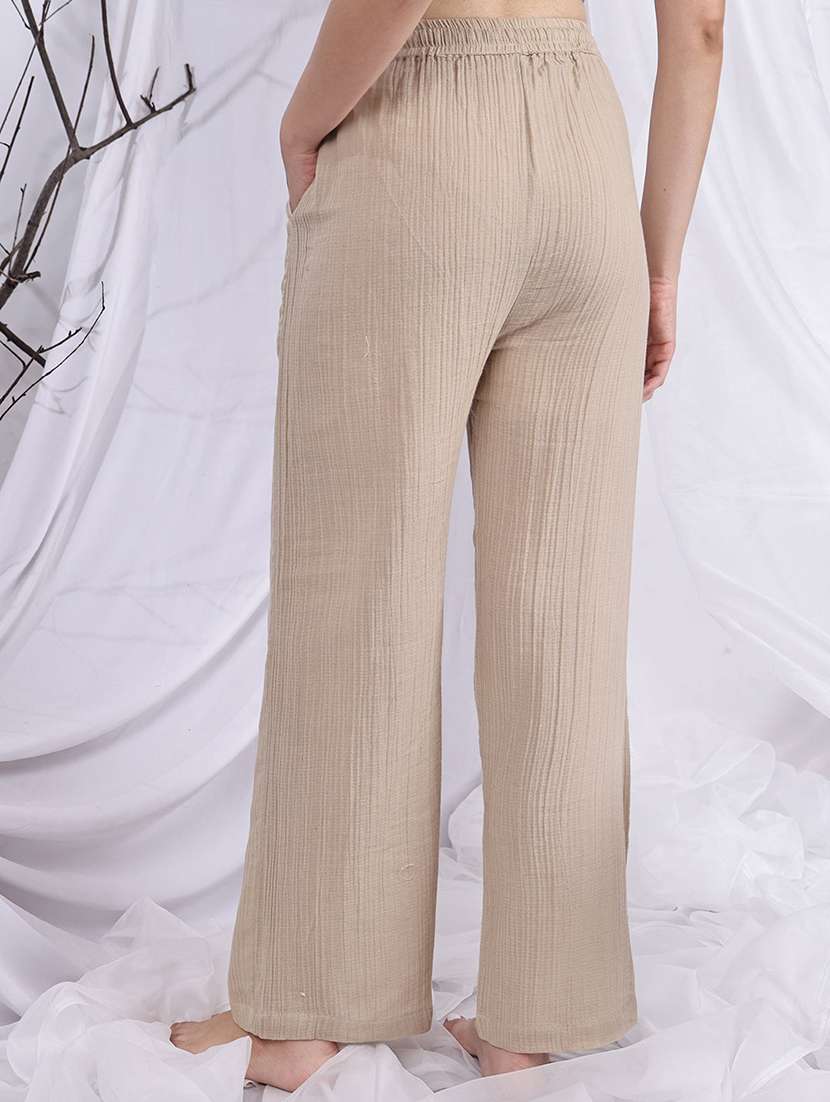 women mid rise loung wear pajama - 22330039 -  Standard Image - 3