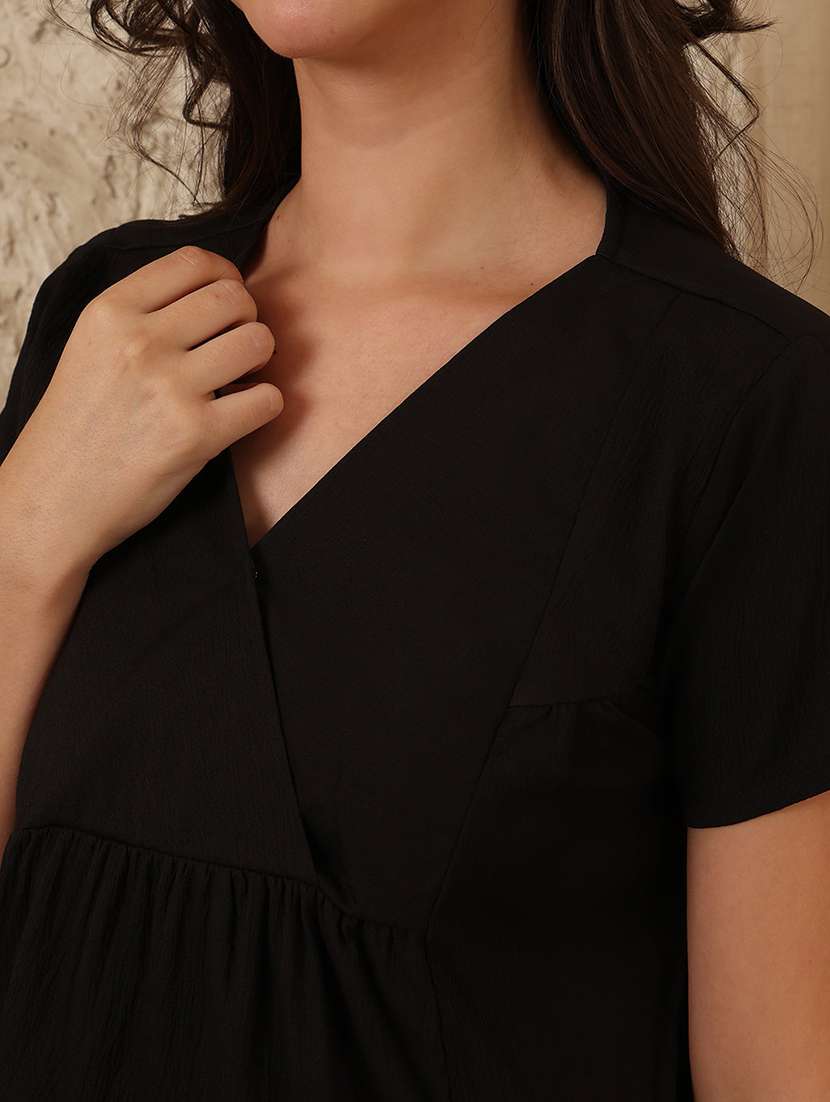 women solid nightwear pyjama set - 22330163 -  Standard Image - 5