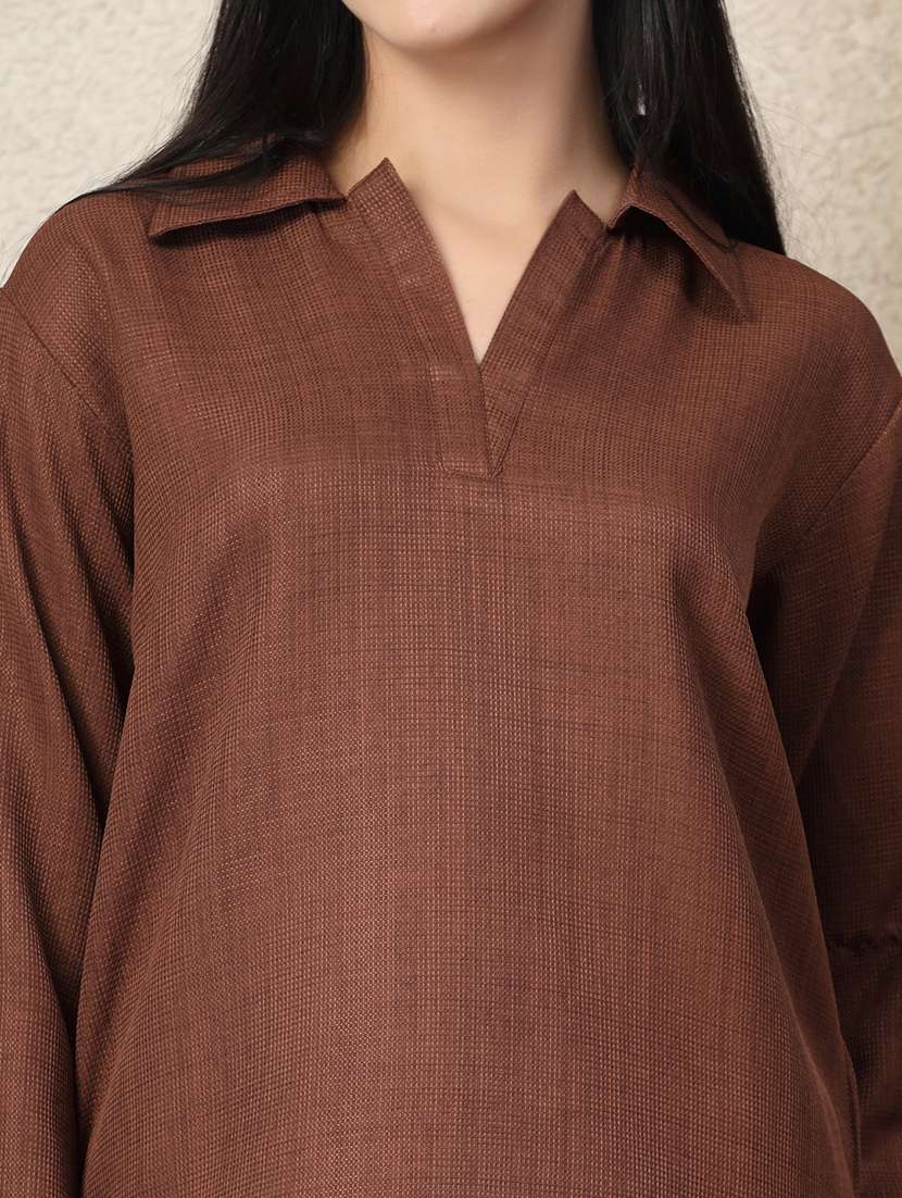 women solid nightwear pyjama set - 22330172 -  Standard Image - 5