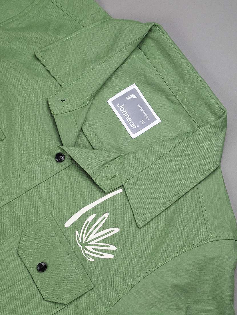 boys printed short sleeve collared shirt - 22330670 -  Standard Image - 3