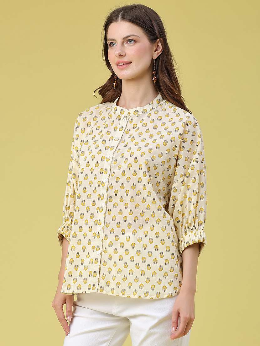 women printed kimono sleeves regular top - 22331259 -  Standard Image - 3