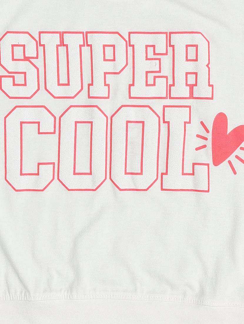 girls printed round neck regular fit tee - 22331323 -  Standard Image - 3