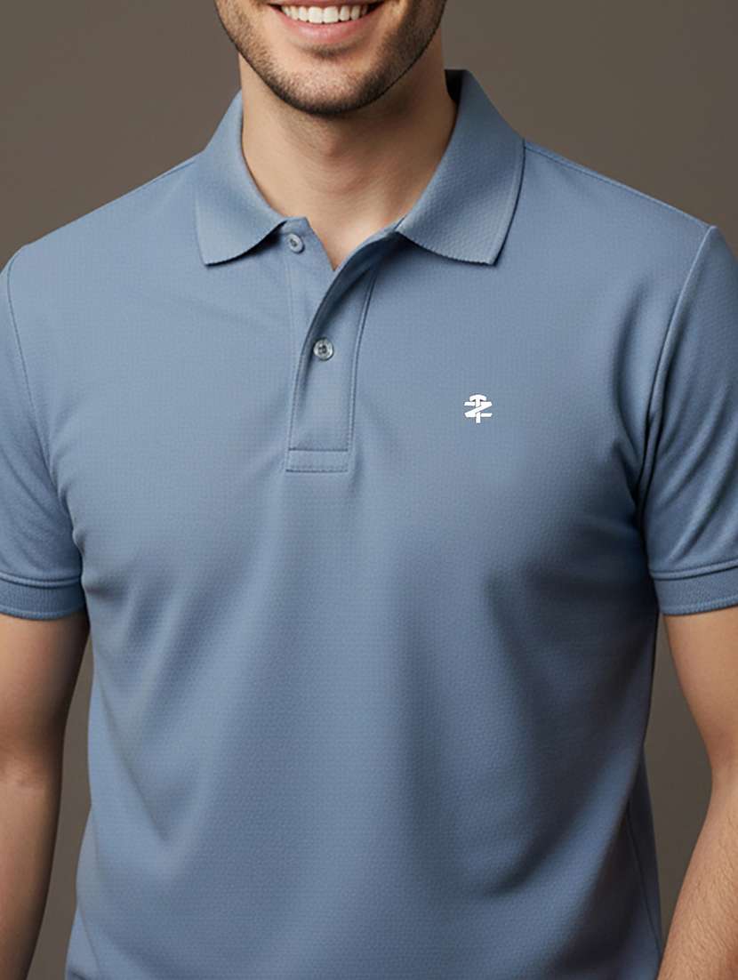 men solid short sleeve regular fit polo t-shirt - 22331658 -  Standard Image - 3