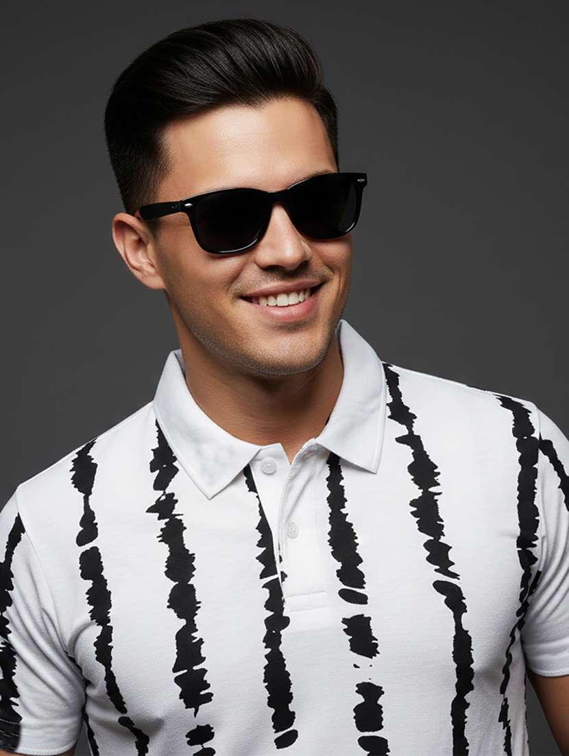 men printed short sleeve regular fit polo t-shirt - 22331669 -  Standard Image - 3