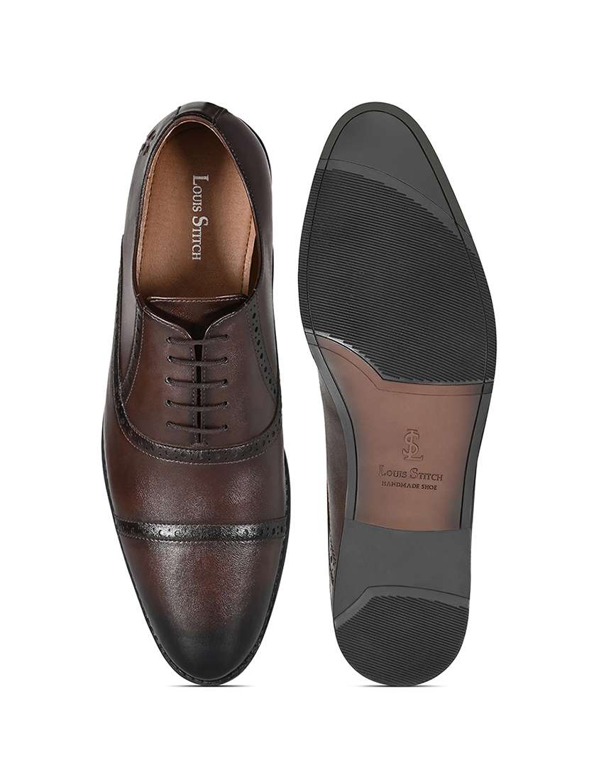 men brown lace-up brouge - 22331698 -  Standard Image - 5