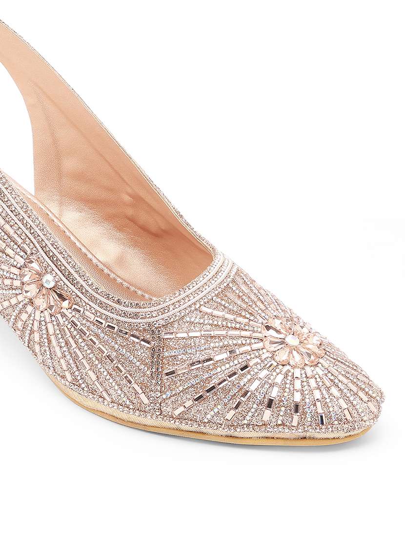 women embellished back strap block heel  - 22331741 -  Standard Image - 5