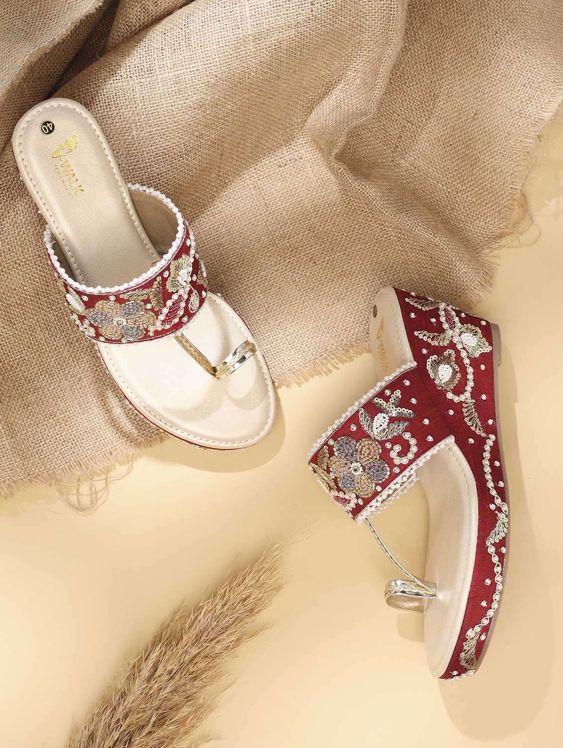 women embellished one toe wedges