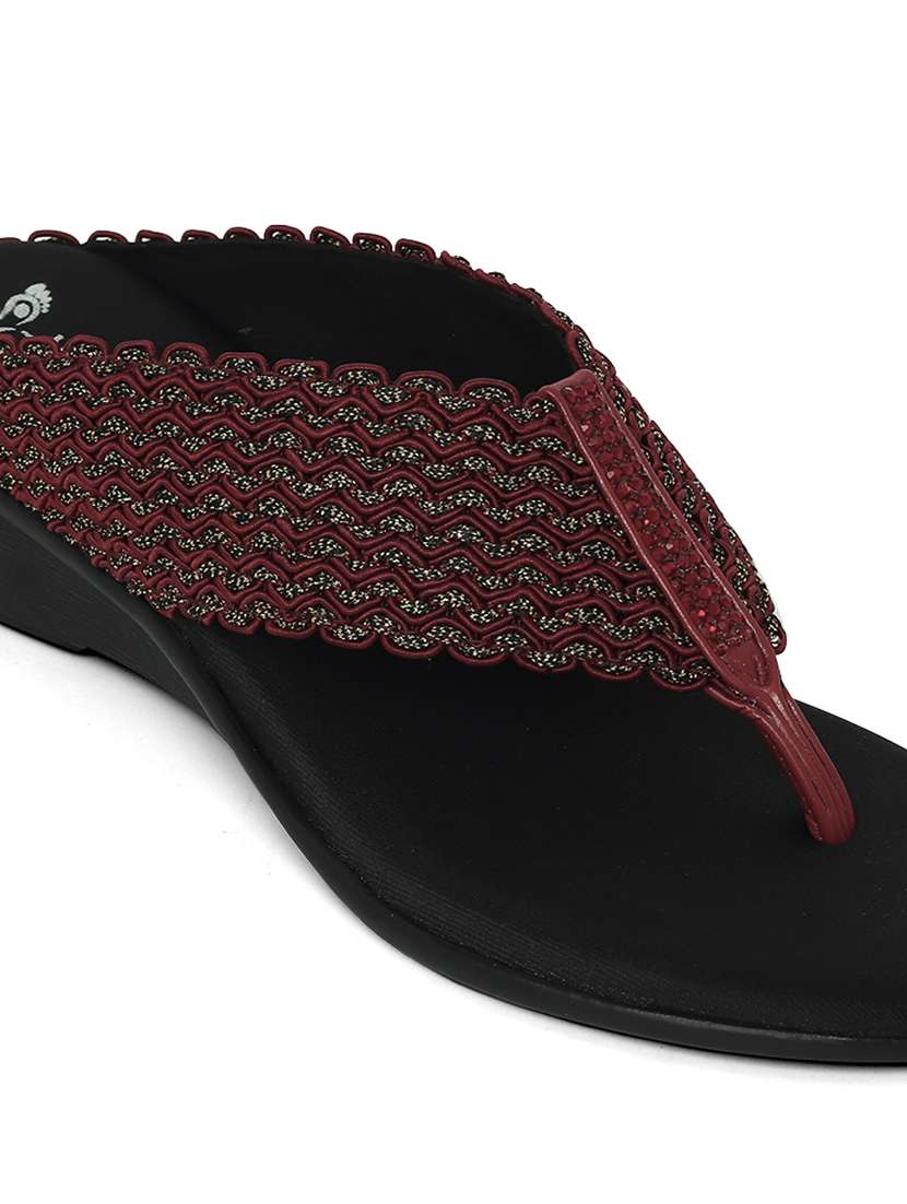 women solid slip on wedges - 22331751 -  Standard Image - 5