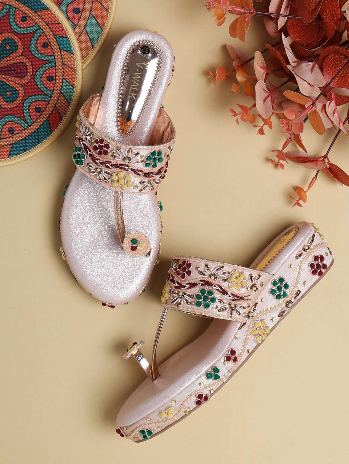 women embellished one toe wedges