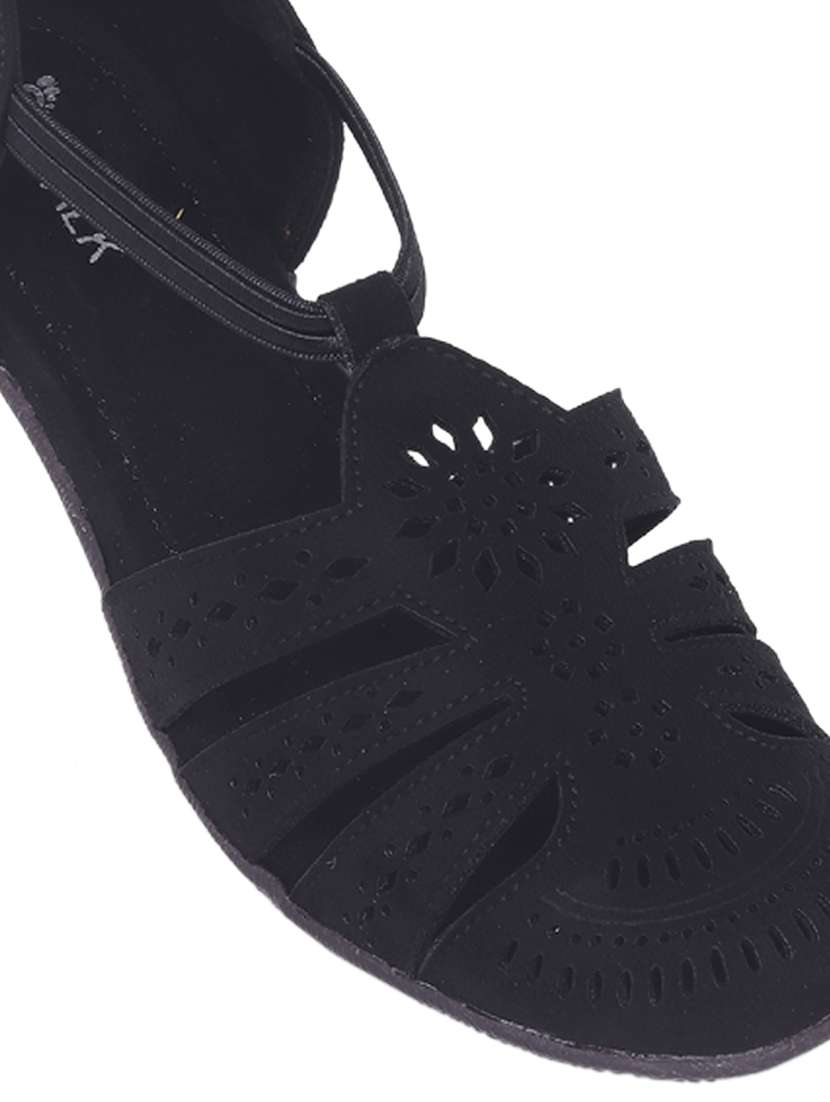 women solid slip on flat sandal - 22331766 -  Standard Image - 5