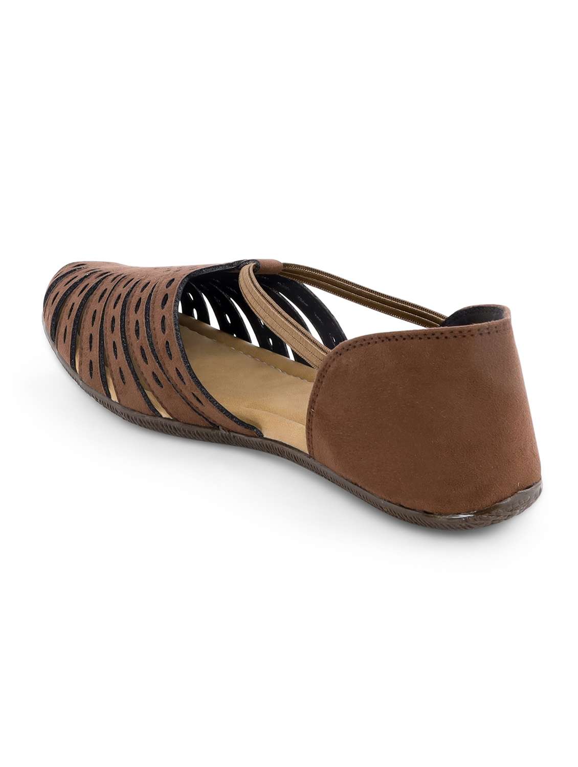 women solid slip on flat sandal - 22331770 -  Standard Image - 3