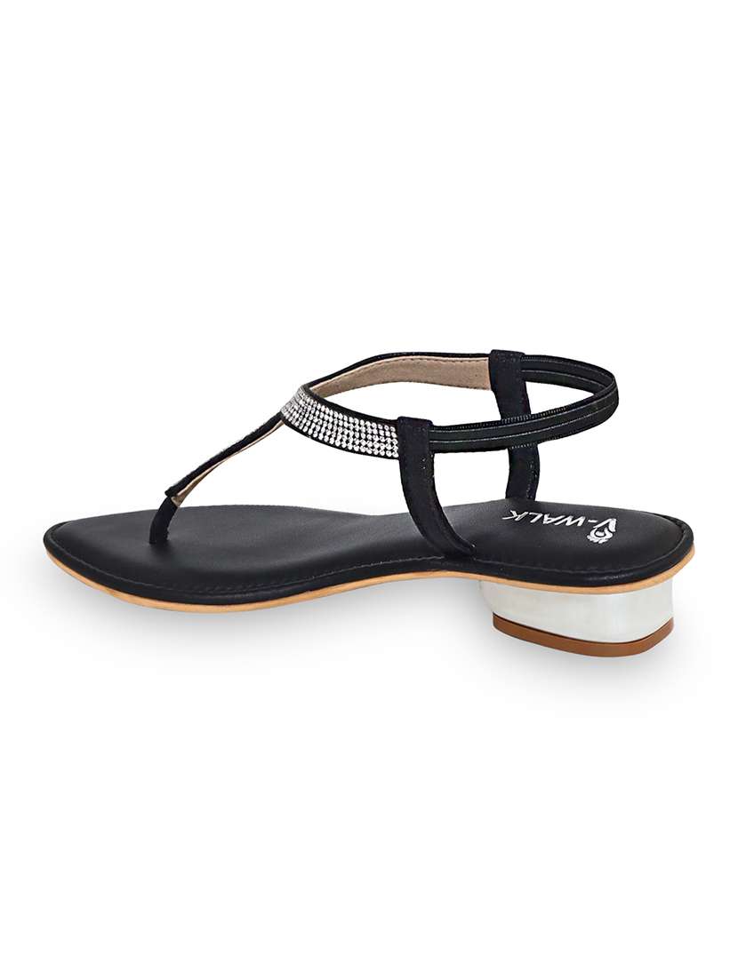 women embellished ankle strap flat sandal - 22331809 -  Standard Image - 3