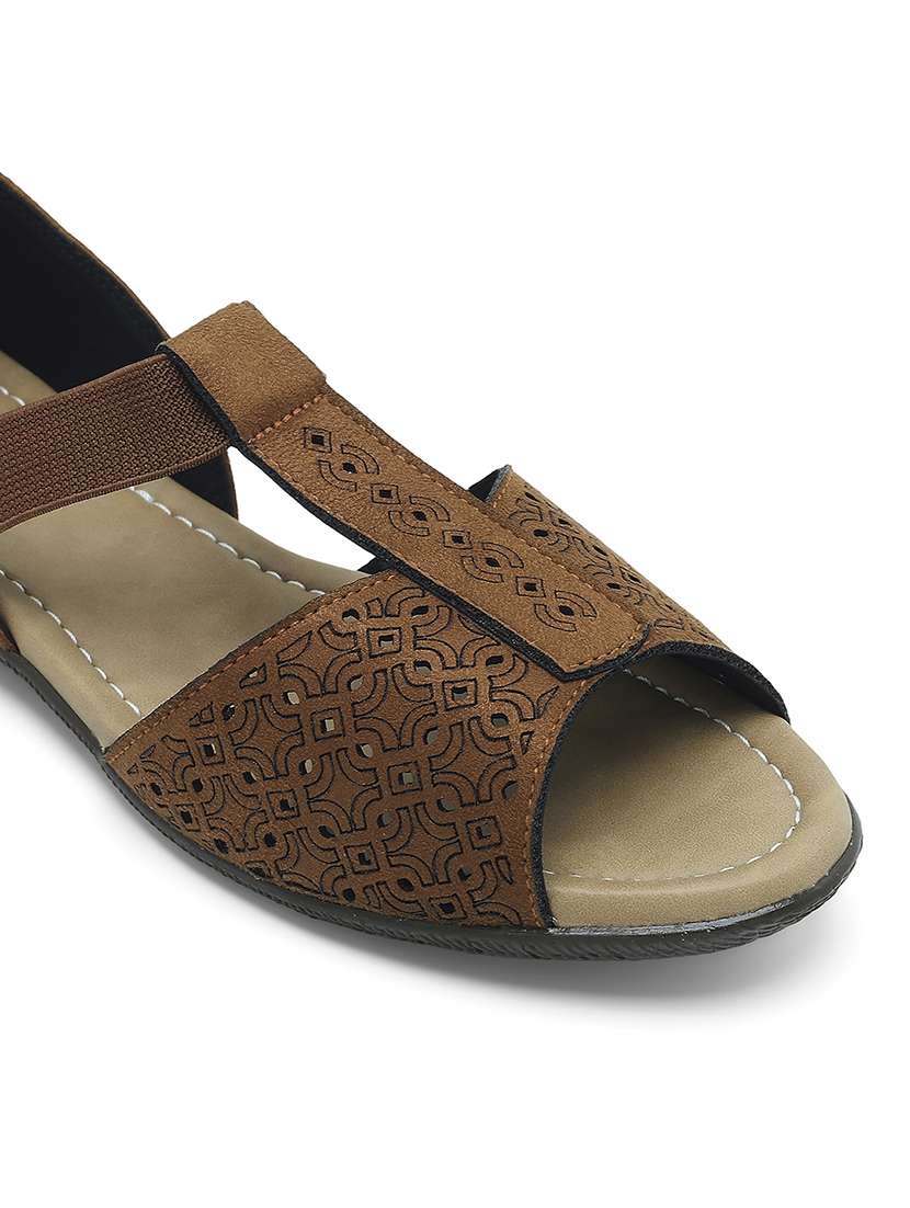 women solid slip on flat sandal - 22331828 -  Standard Image - 5