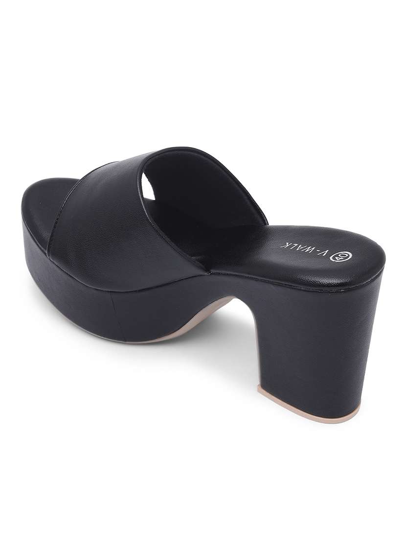 women black slip on sandal - 22331892 -  Standard Image - 3