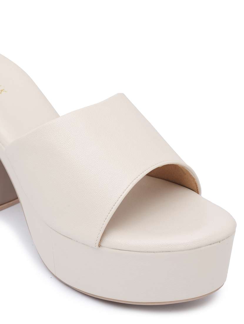 women beige slip on sandal - 22331893 -  Standard Image - 5