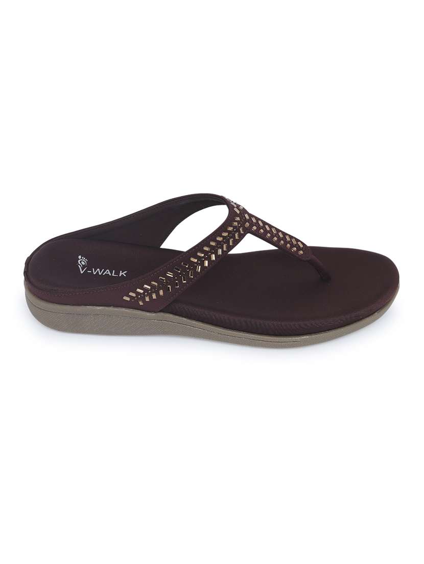 women embellished slip on flat sandal - 22331900 -  Standard Image - 3