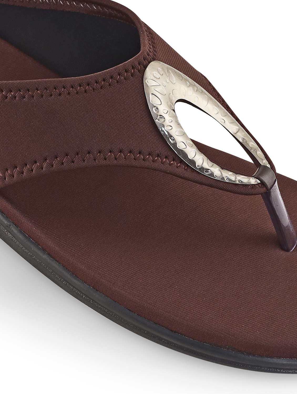 women solid slip on flat sandal - 22331909 -  Standard Image - 5