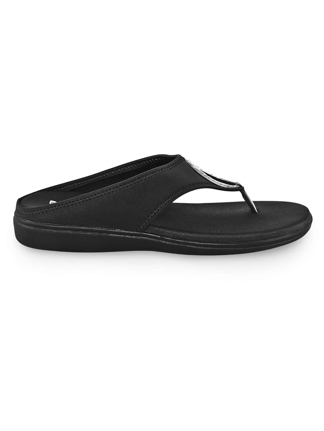 women solid slip on flat sandal - 22331910 -  Standard Image - 3