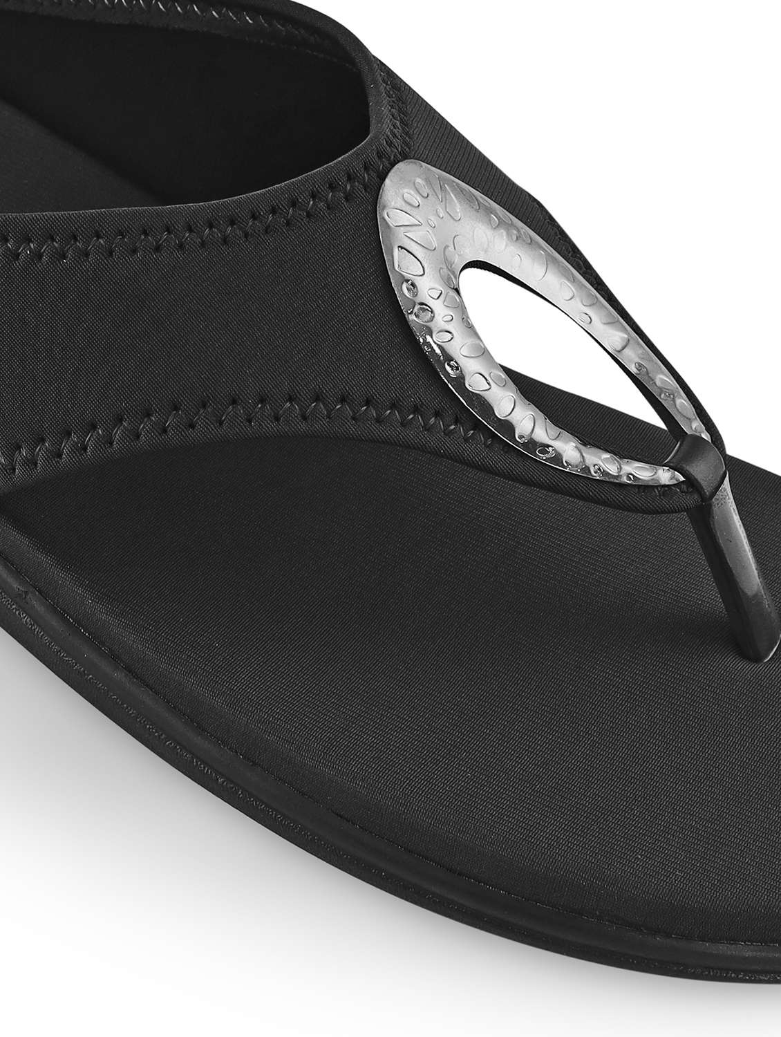 women solid slip on flat sandal - 22331910 -  Standard Image - 5