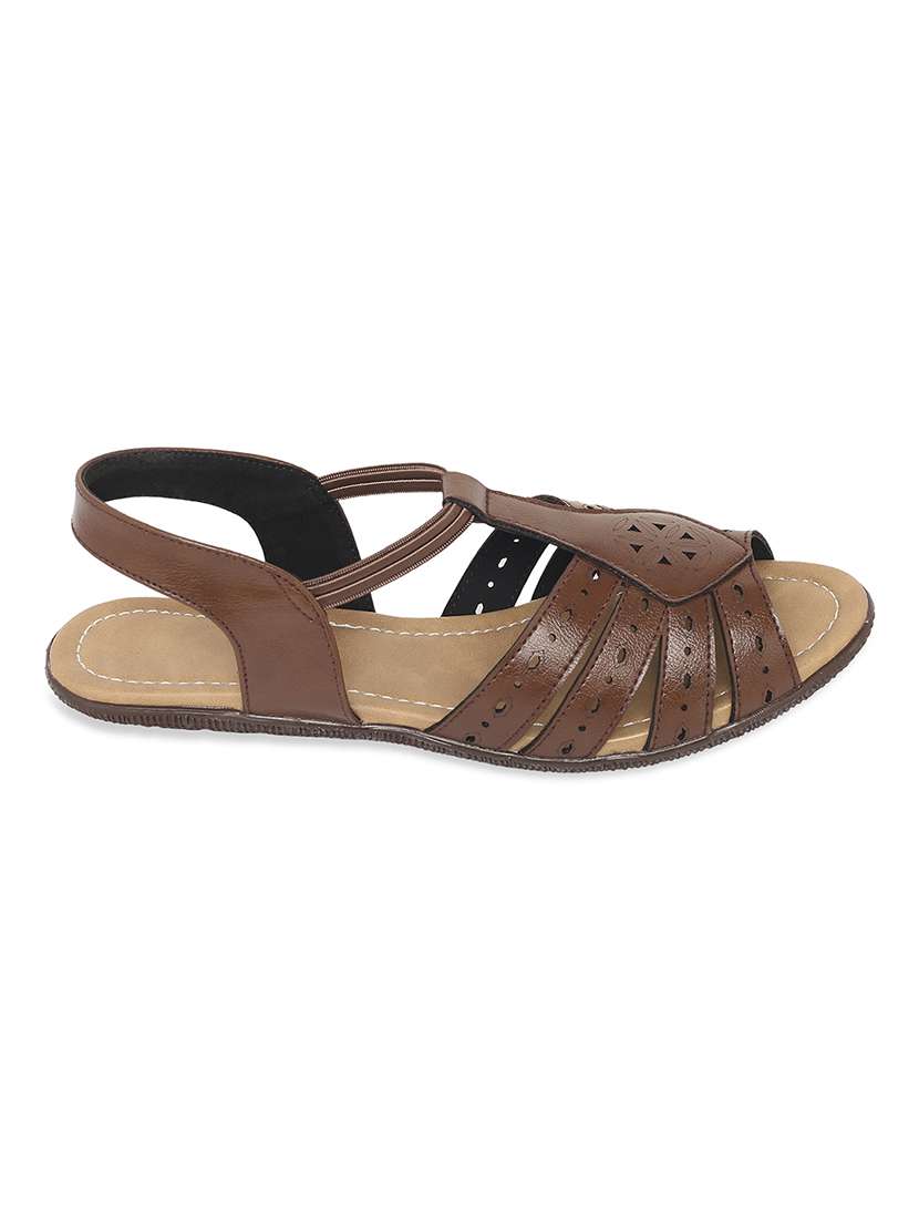 women solid slip on flat sandal - 22331927 -  Standard Image - 3