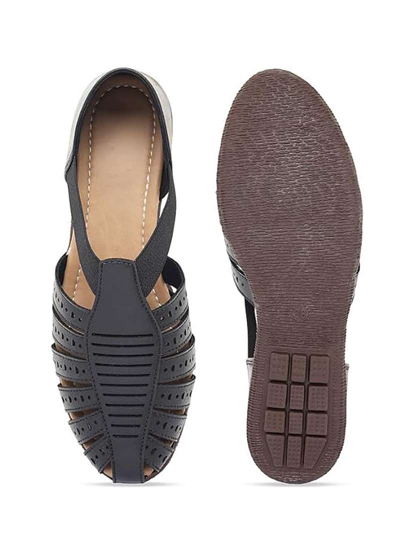 women solid slip on flat sandal - 22331932 -  Standard Image - 5