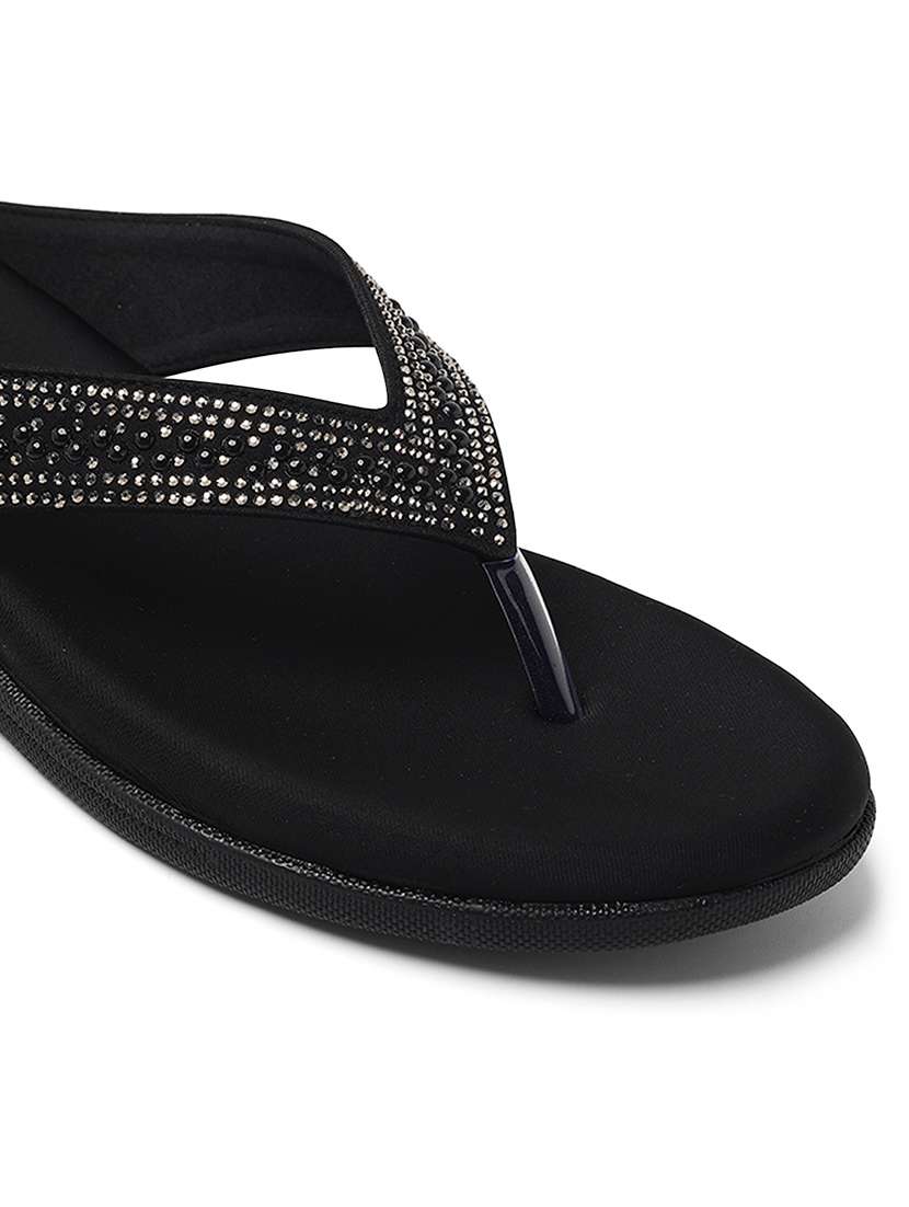 women embellished slip on wedges - 22331954 -  Standard Image - 5