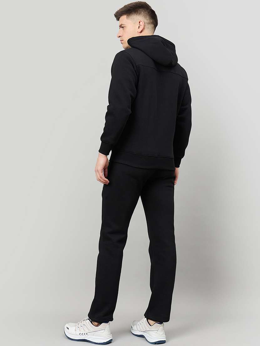 men solid long sleeve full length track suit - 22332356 -  Standard Image - 3