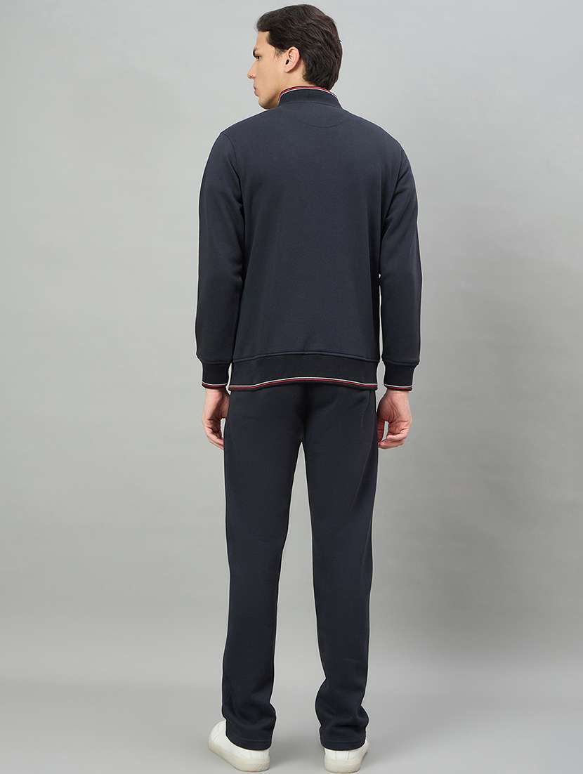 men solid long sleeve full length track suit - 22332359 -  Standard Image - 3