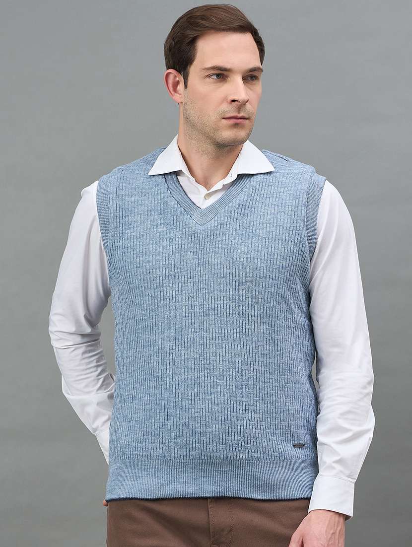 men self design sleeveless regualr fit reversible pullover - 22332376 -  Standard Image - 3