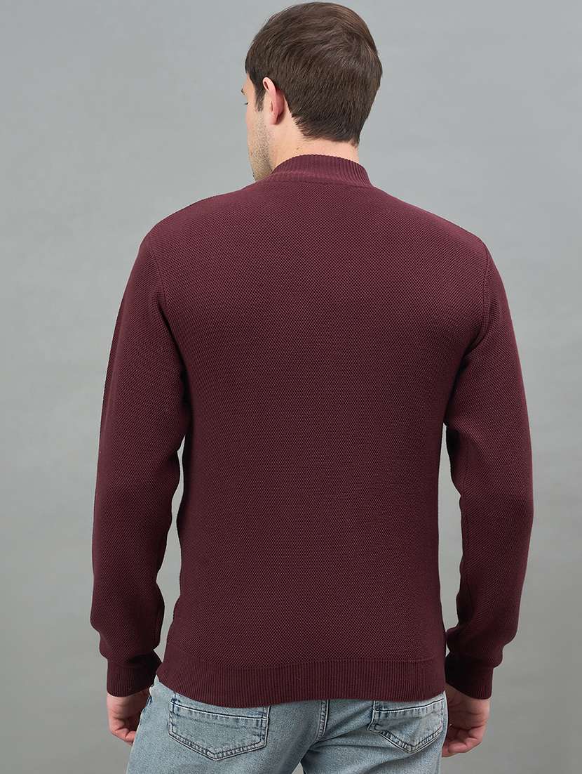 men self design long sleeve regualr fit cardigan - 22332381 -  Standard Image - 3