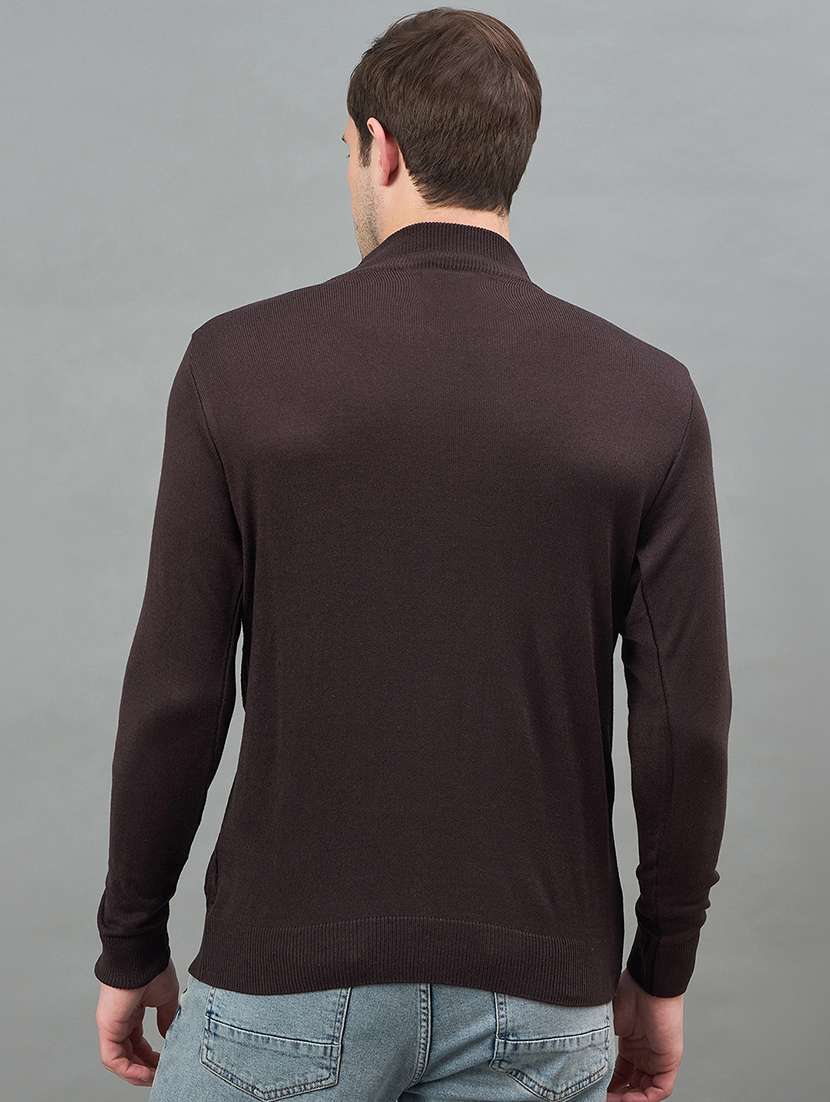 men self design long sleeve regualr fit pullover - 22332382 -  Standard Image - 3