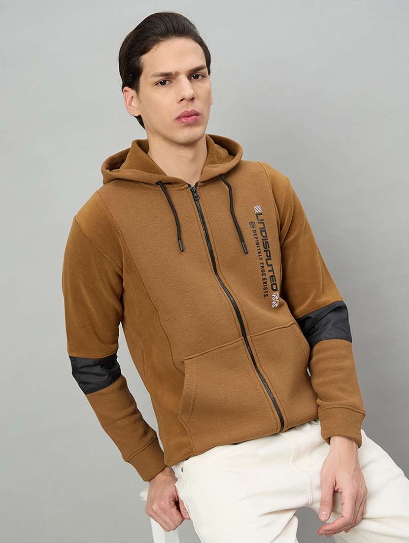 men color block long sleeve regular fit sweatshirt