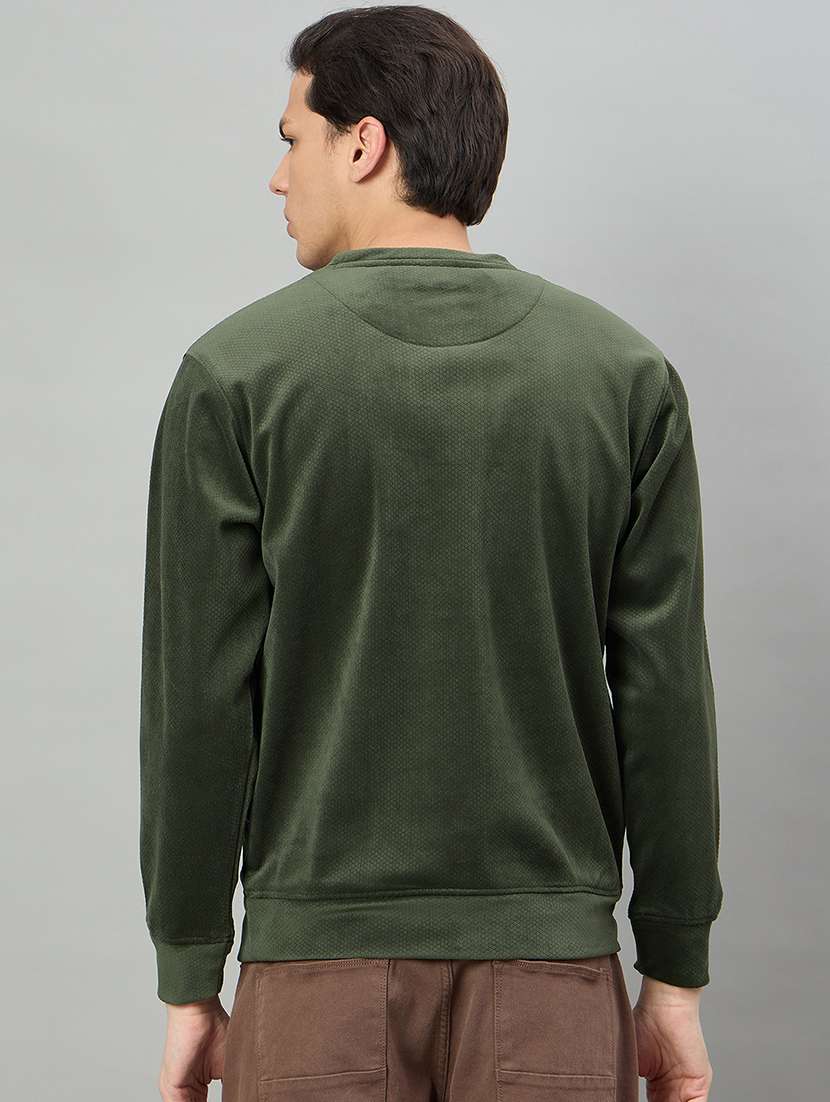 men typographic long sleeve regular fit sweatshirt - 22332393 -  Standard Image - 3