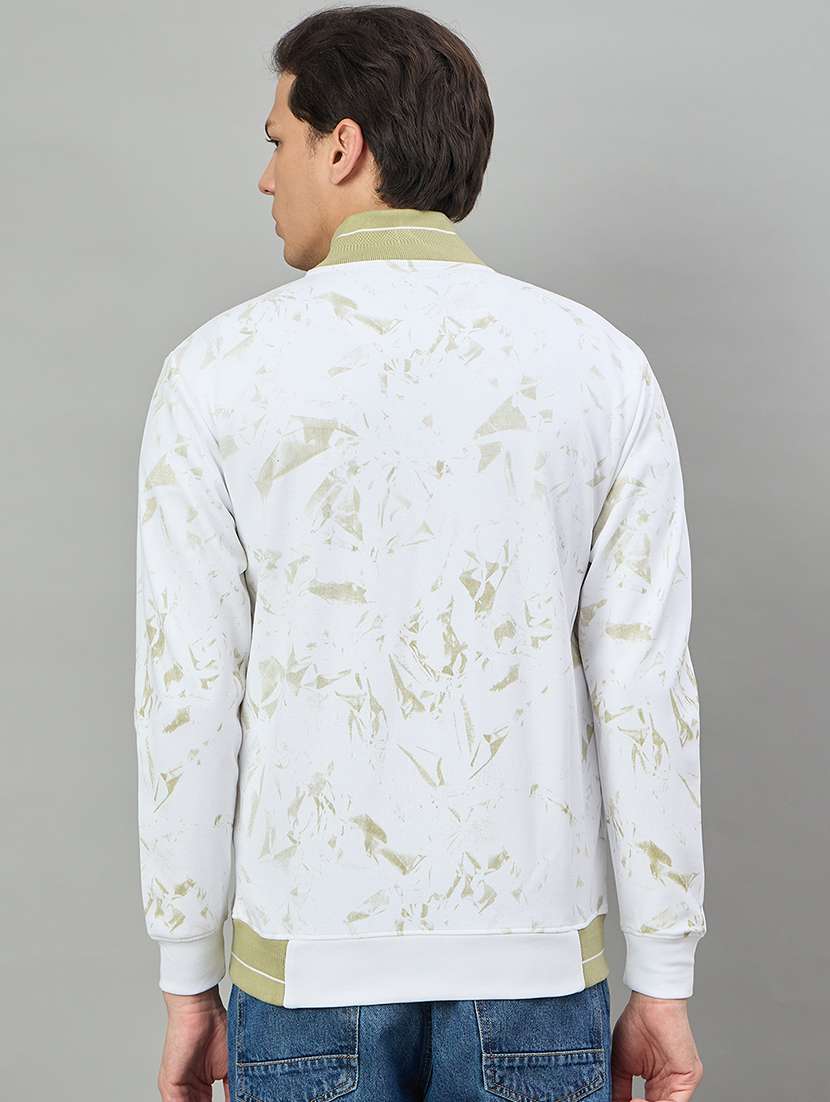 men printed long sleeve regular fit casual jacket - 22332400 -  Standard Image - 3