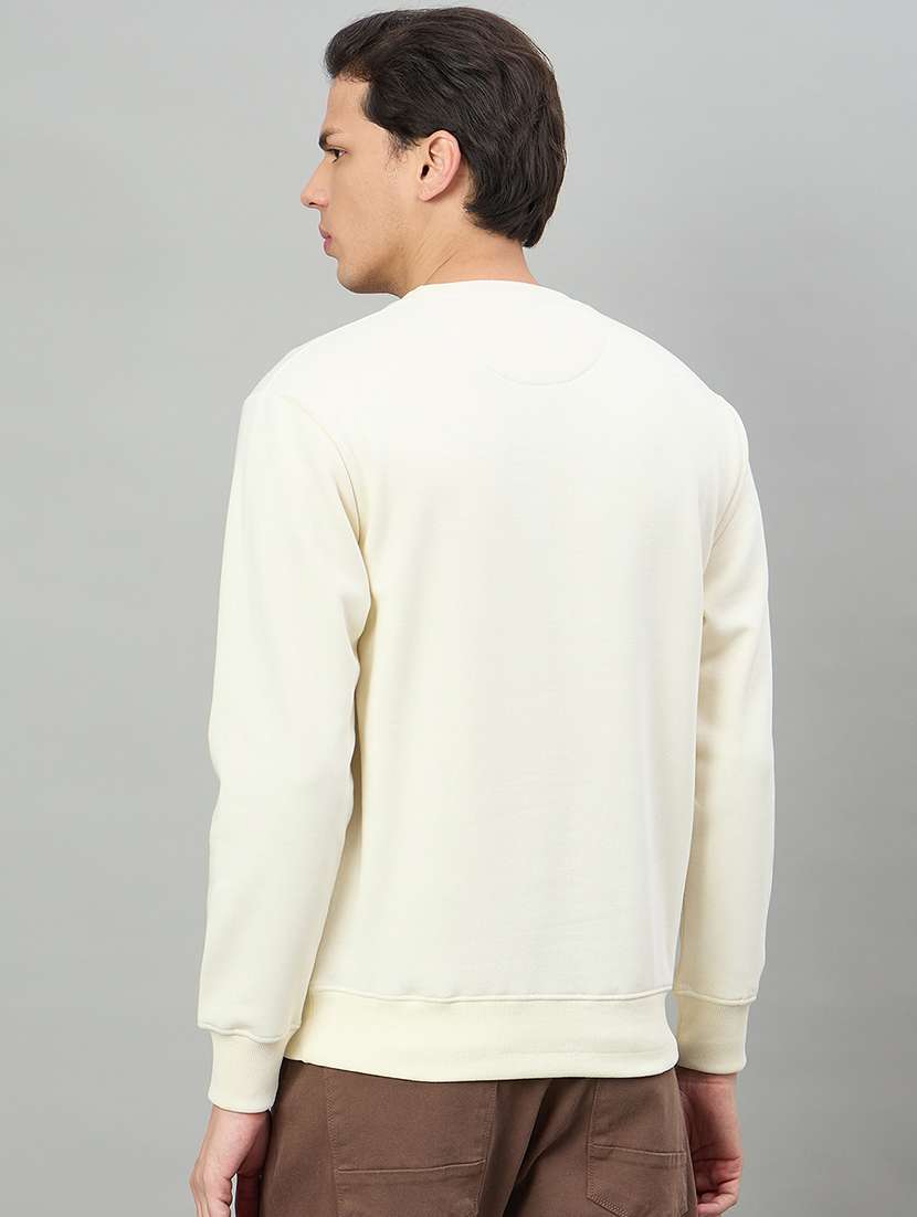 men typographic long sleeve regular fit sweatshirt - 22332403 -  Standard Image - 3