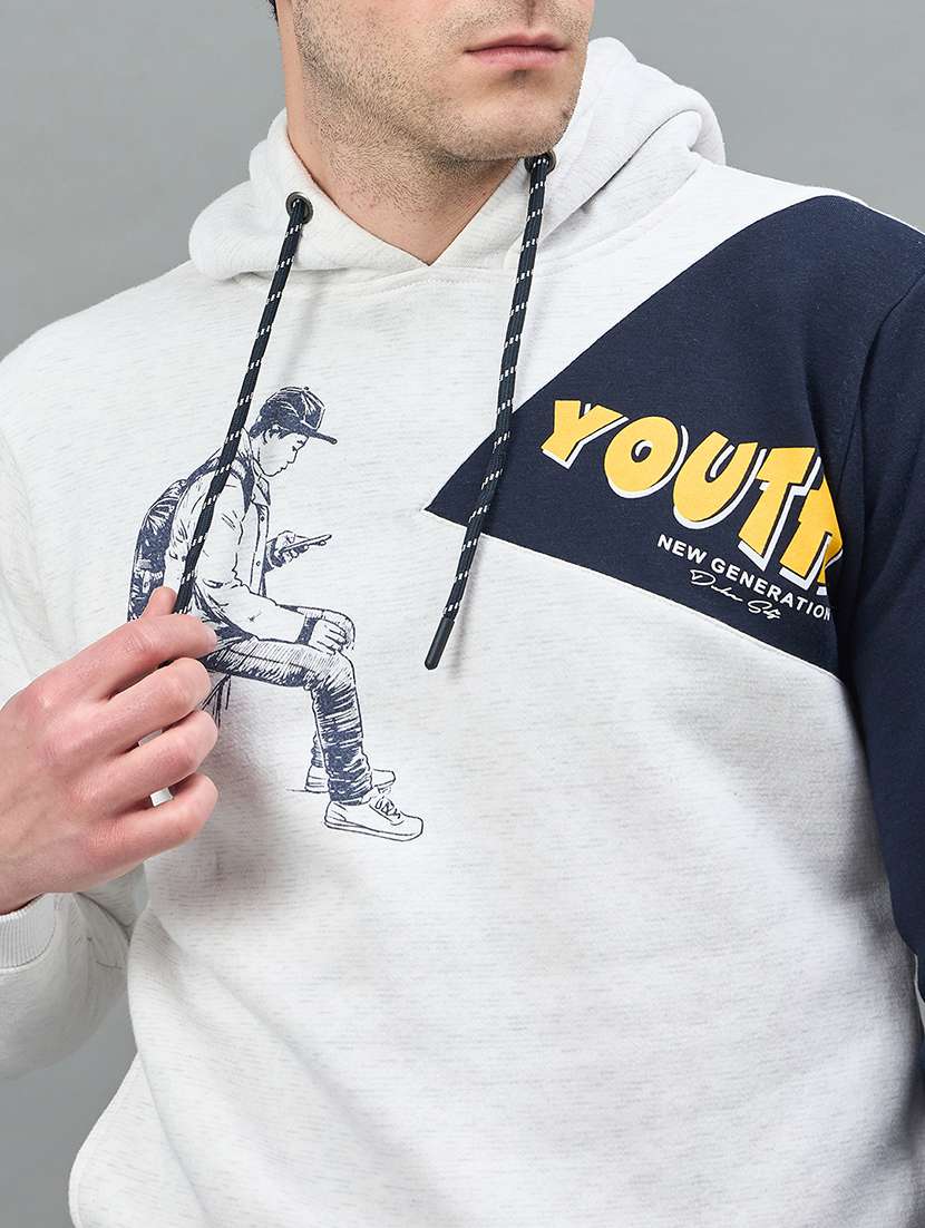 men printed long sleeve regular fit sweatshirt - 22332406 -  Standard Image - 3