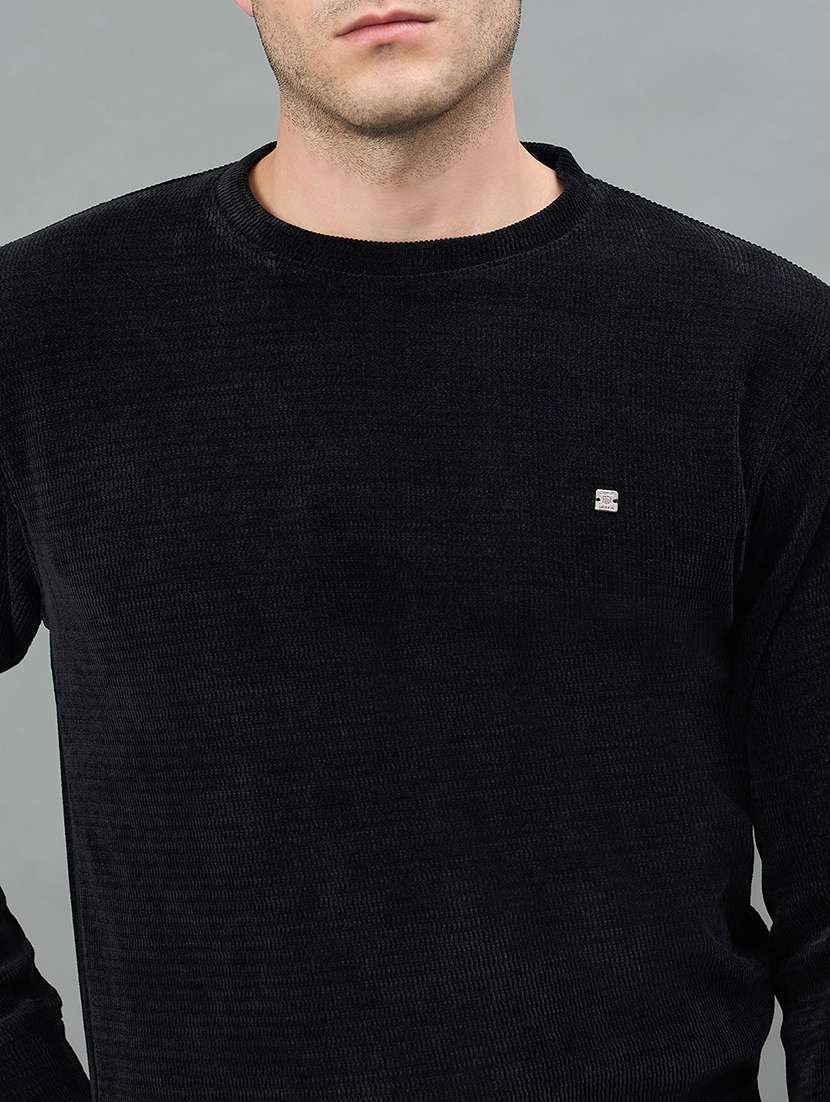 men solid long sleeve regular fit sweatshirt - 22332420 -  Standard Image - 3