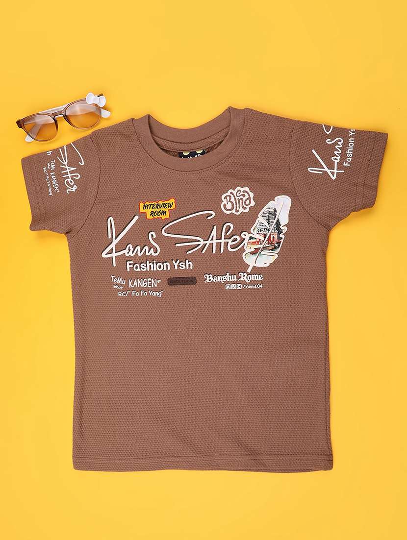 boys printed short sleeve t-shirt