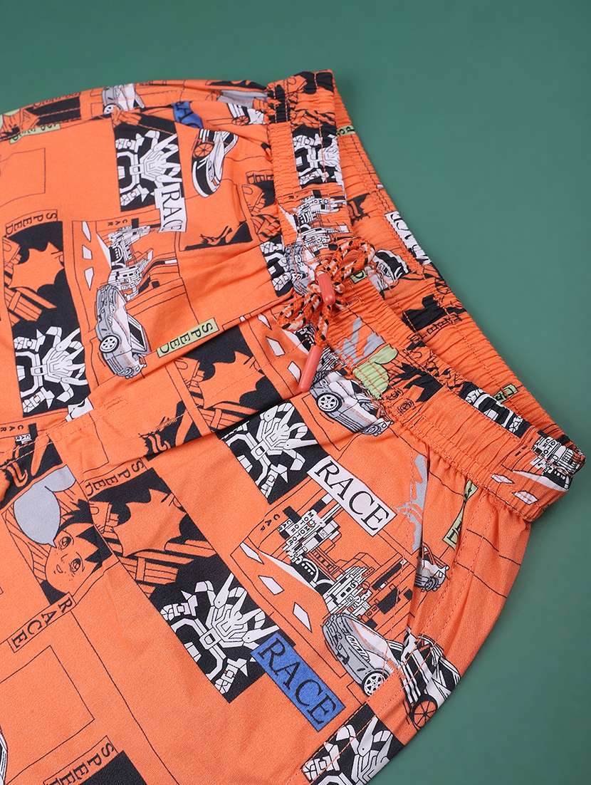 boys printed mid rise shorts - 22335196 -  Standard Image - 3