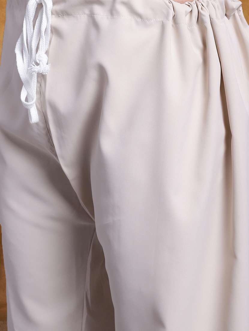 men solid long sleeve pathani ethnic wear set - 22335558 -  Standard Image - 5