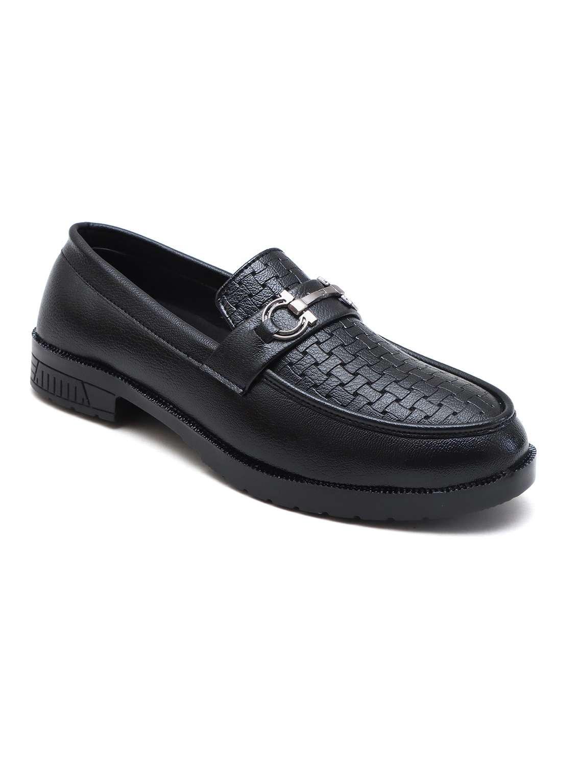 men black slip on horsebit loafer - 22335576 -  Standard Image - 3